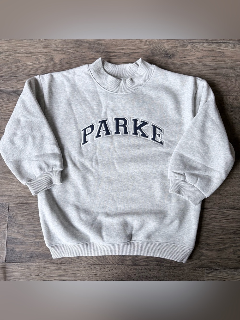 Kids Parke OG Varsity Mockneck Classic Grey/Denim 7-8Y - Picture 3 of 7